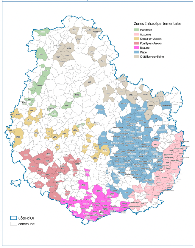 zones infra départementales 2024