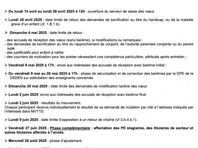 calendrier