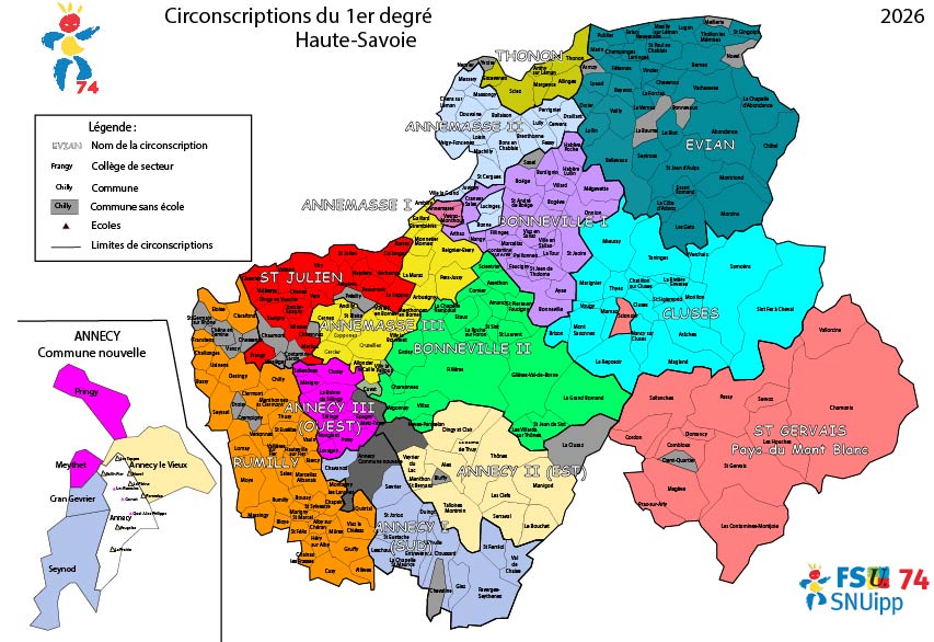 Carte 2026 circonscriptions