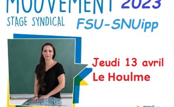 STAGE MOUVEMENT 13 avril 2023